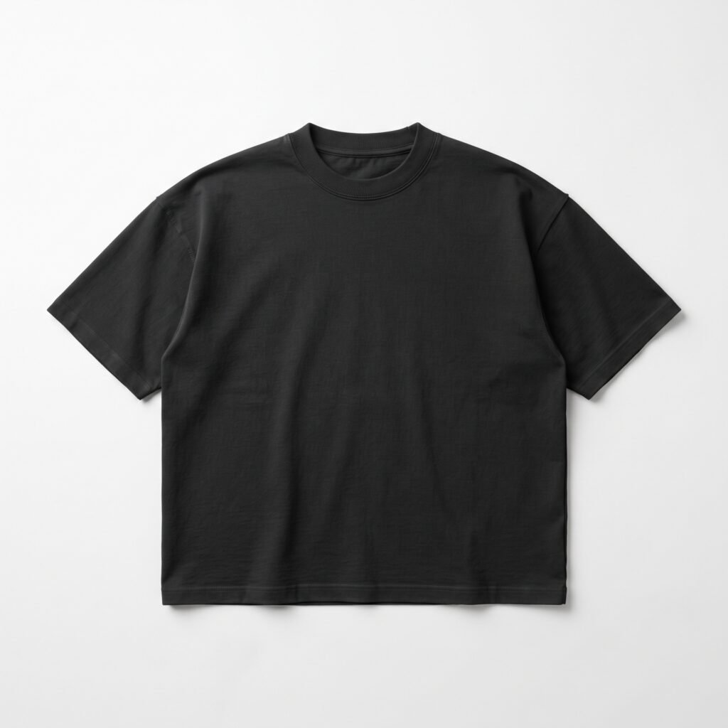 ZENWEAR Black Oversized T-Shirt