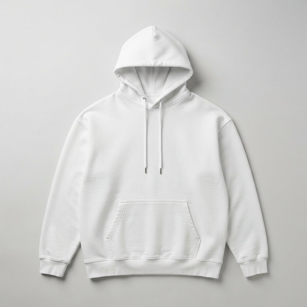 ZENWEAR Classic White Hoodie